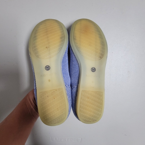 Rothy's The Flat Retired Mirror Reflective Stripe Round Toe Flats - Picture 8 of 15